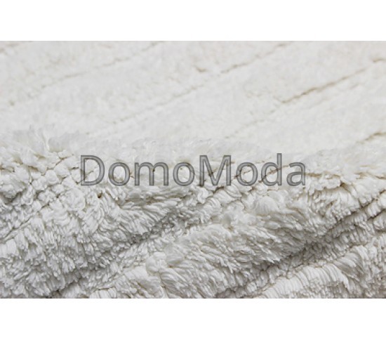 Коврик для ванной Indian Handmade Parket RIS-BTH-5215 WHITE - высокое качество по лучшей цене в Украине изображение 3.